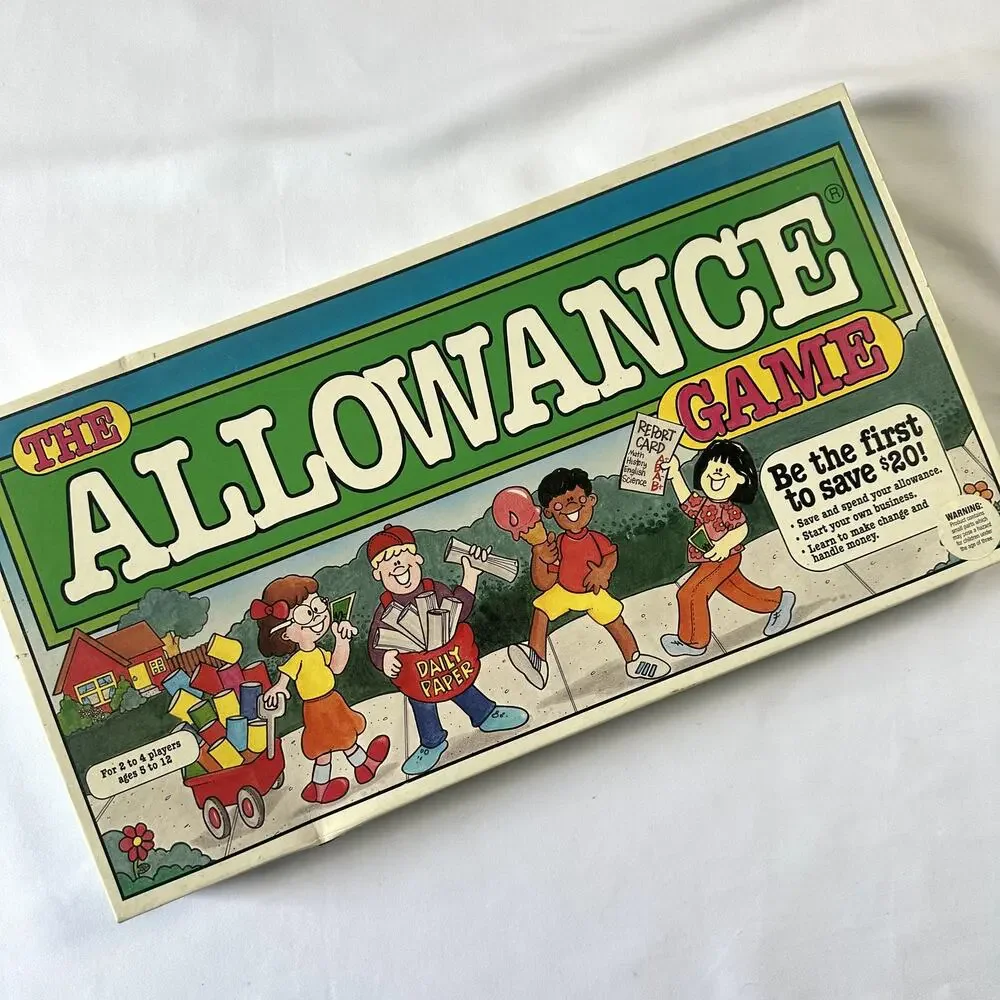 Vintage 1992 The Allowance Game Board Game
